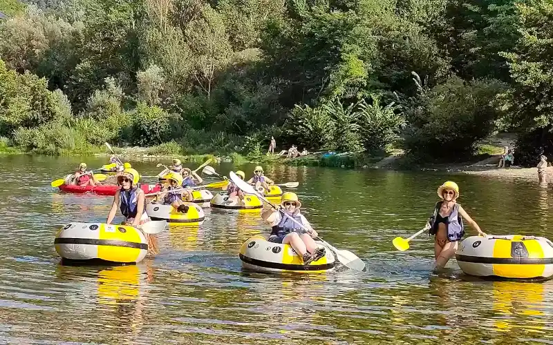 sports aventure et canoë dans les Gorges du Tarn