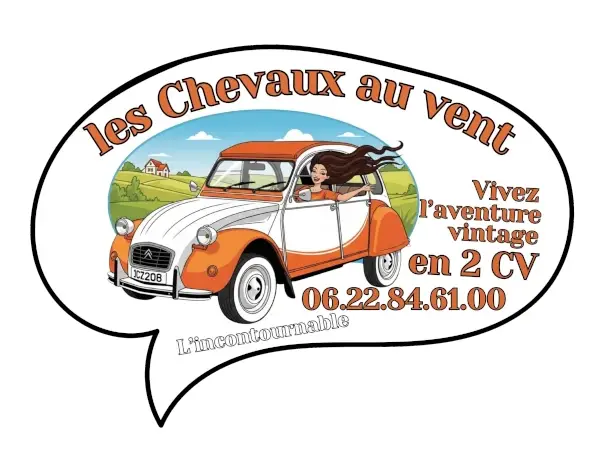 Les 2 chevaux au vent